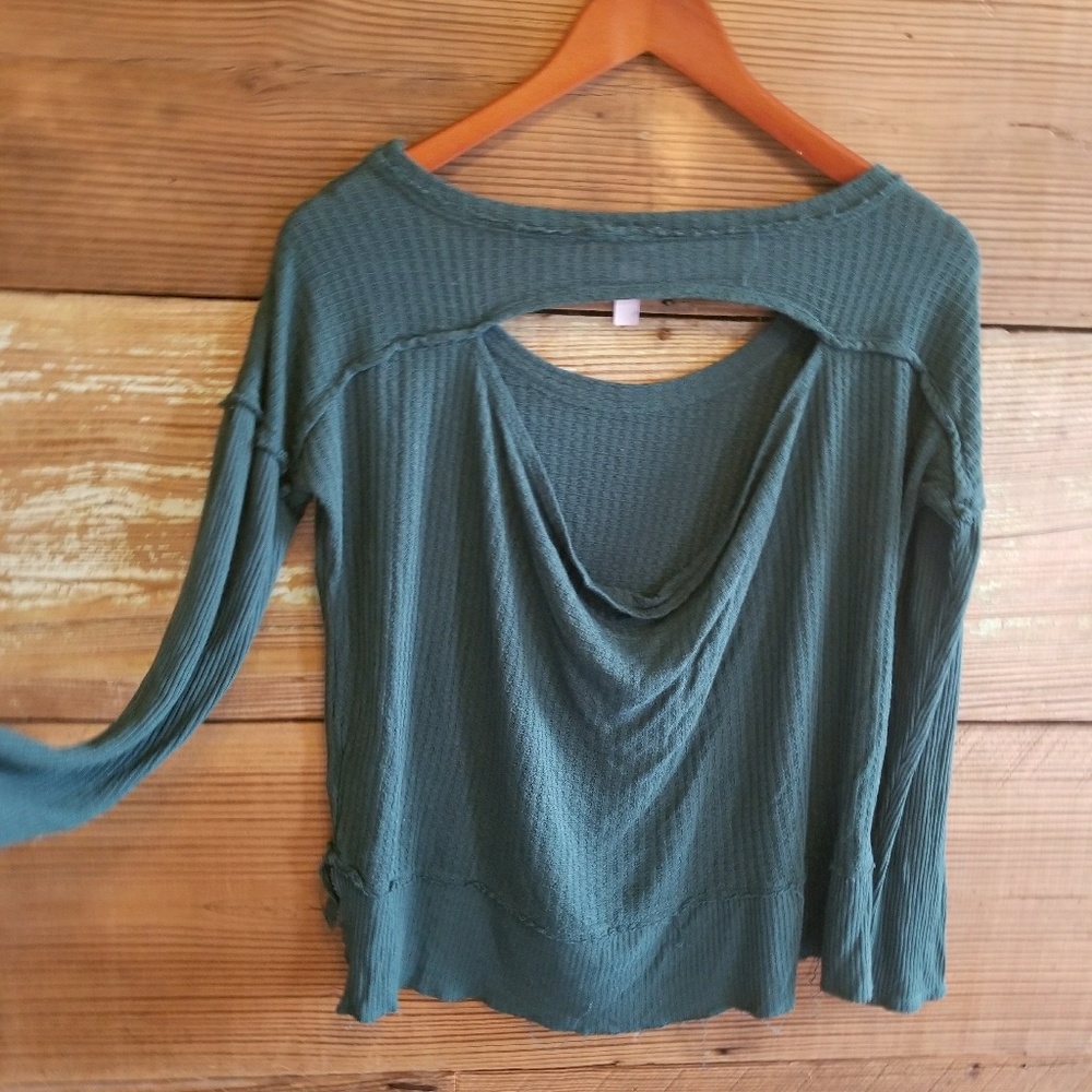 Francesca's Open Back Hi Lo Top - Picture 3 of 5